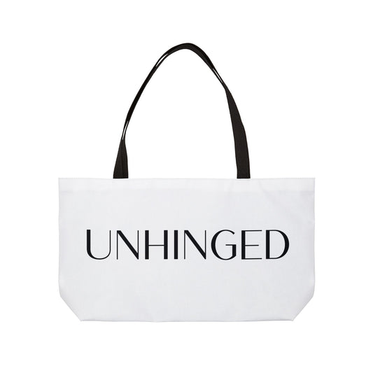 Unhinged Weekender Tote Bag