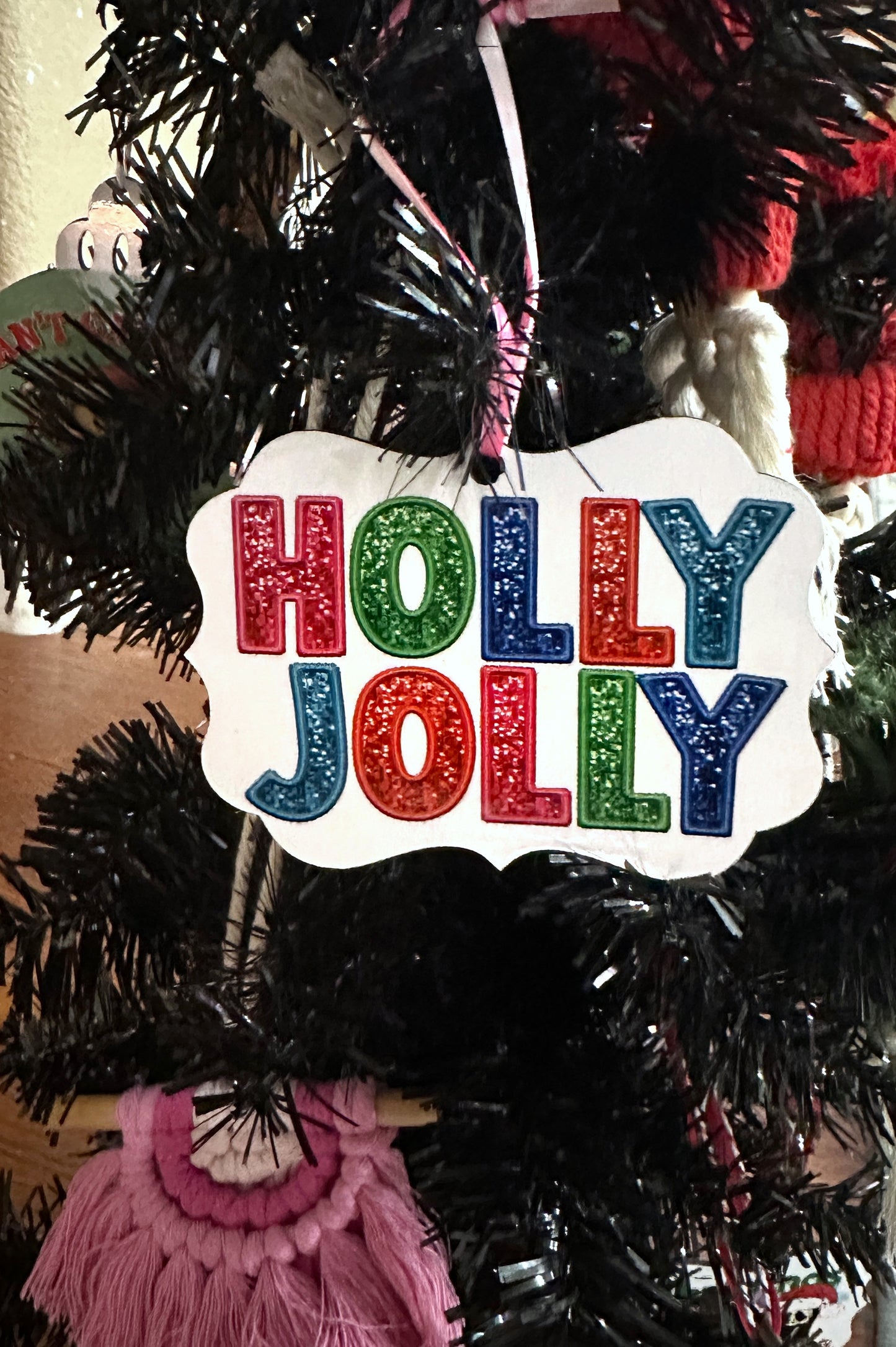 Holly Jolly Ornament