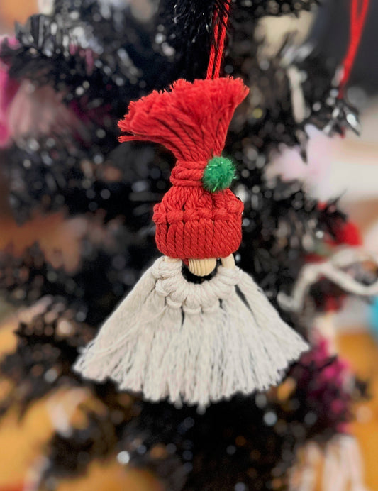 Santa Gnome Ornament