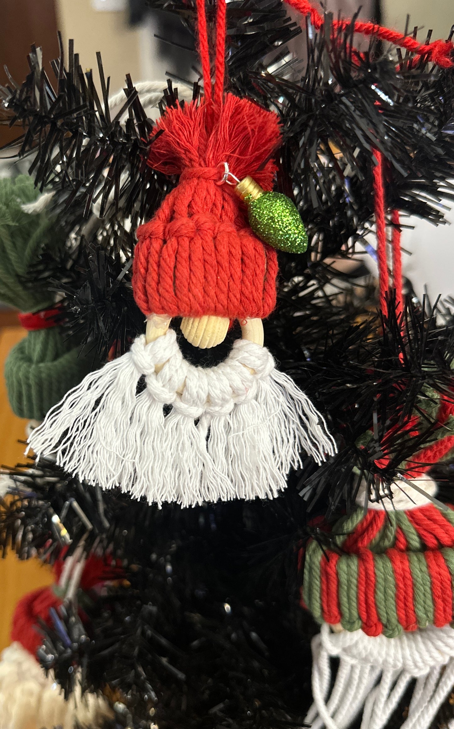 Santa Gnome ornament