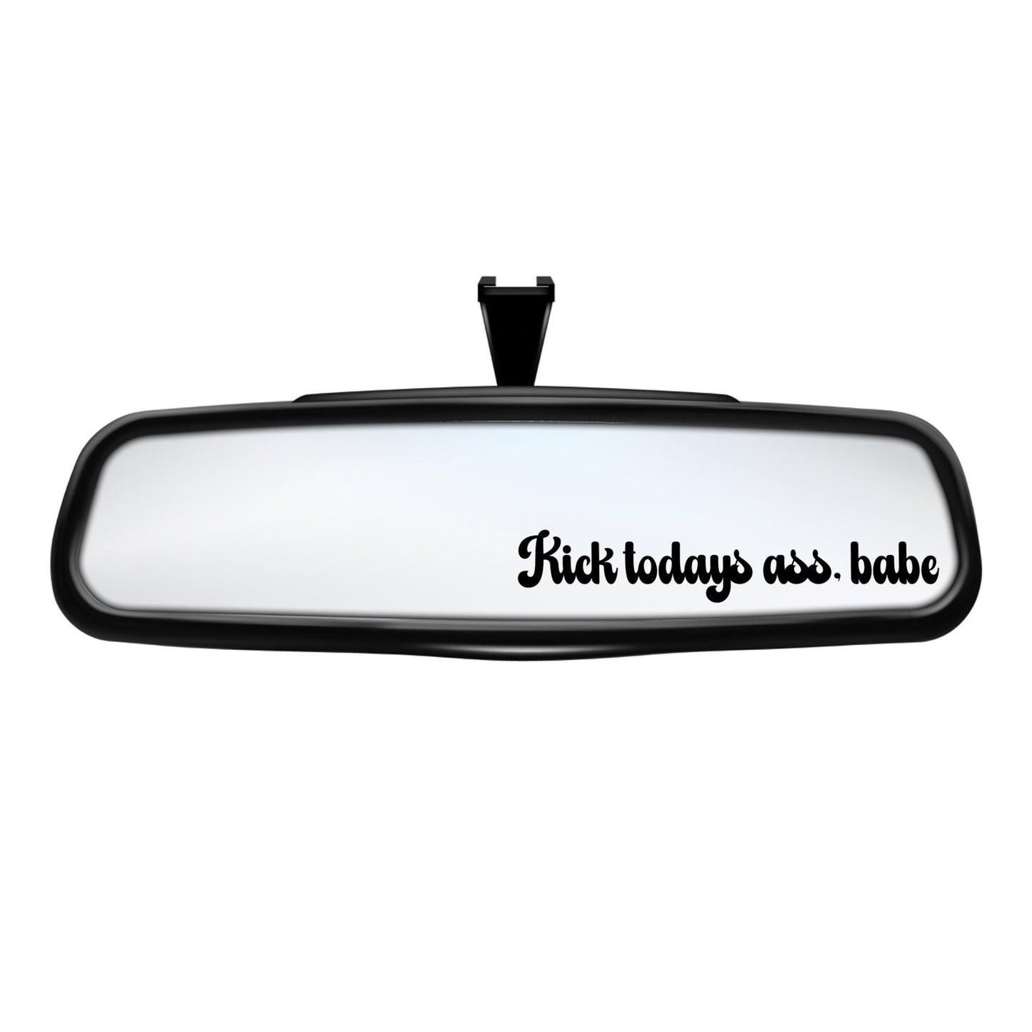 rear view mirror decal