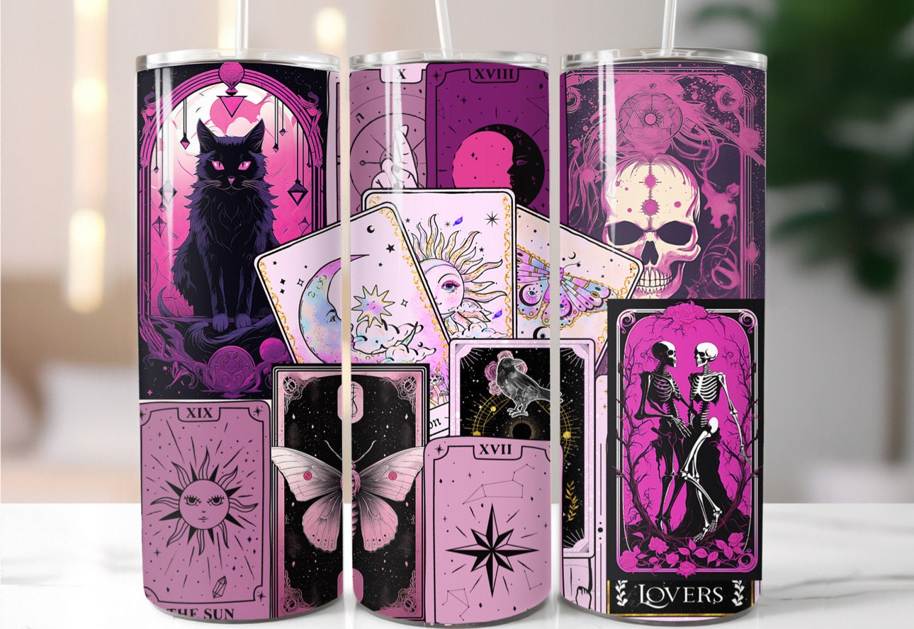 Tarot card 20oz tumbler