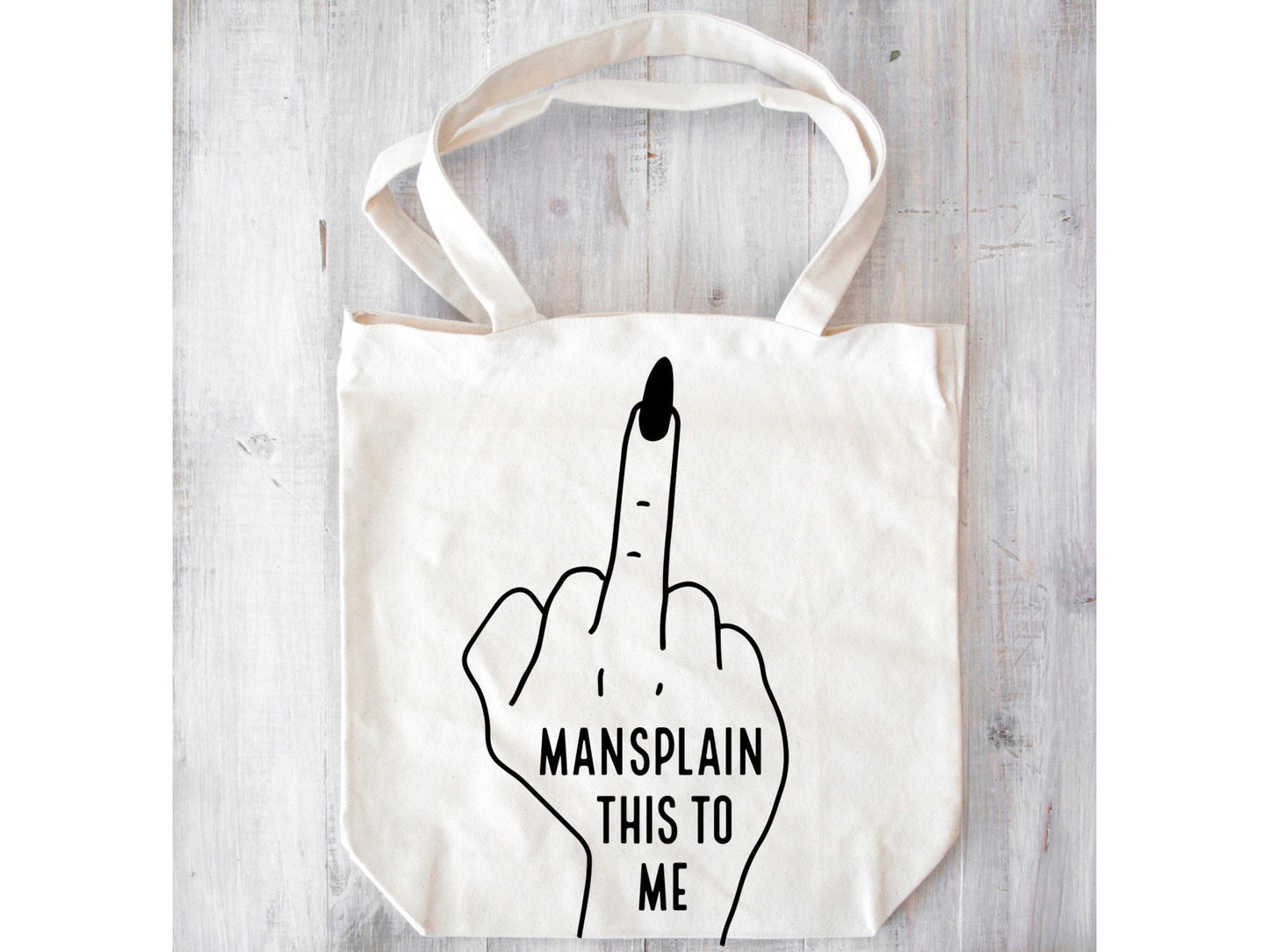 Mansplain this tote