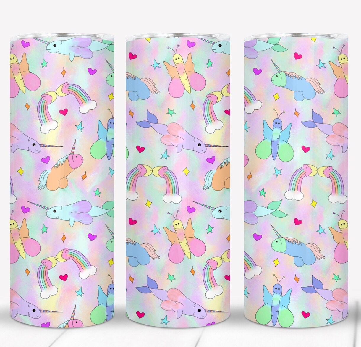 Unicorn penis 20oz tumbler