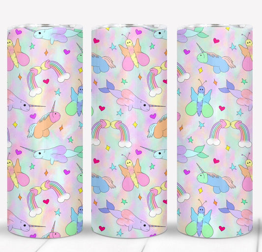 Unicorn penis 20oz tumbler