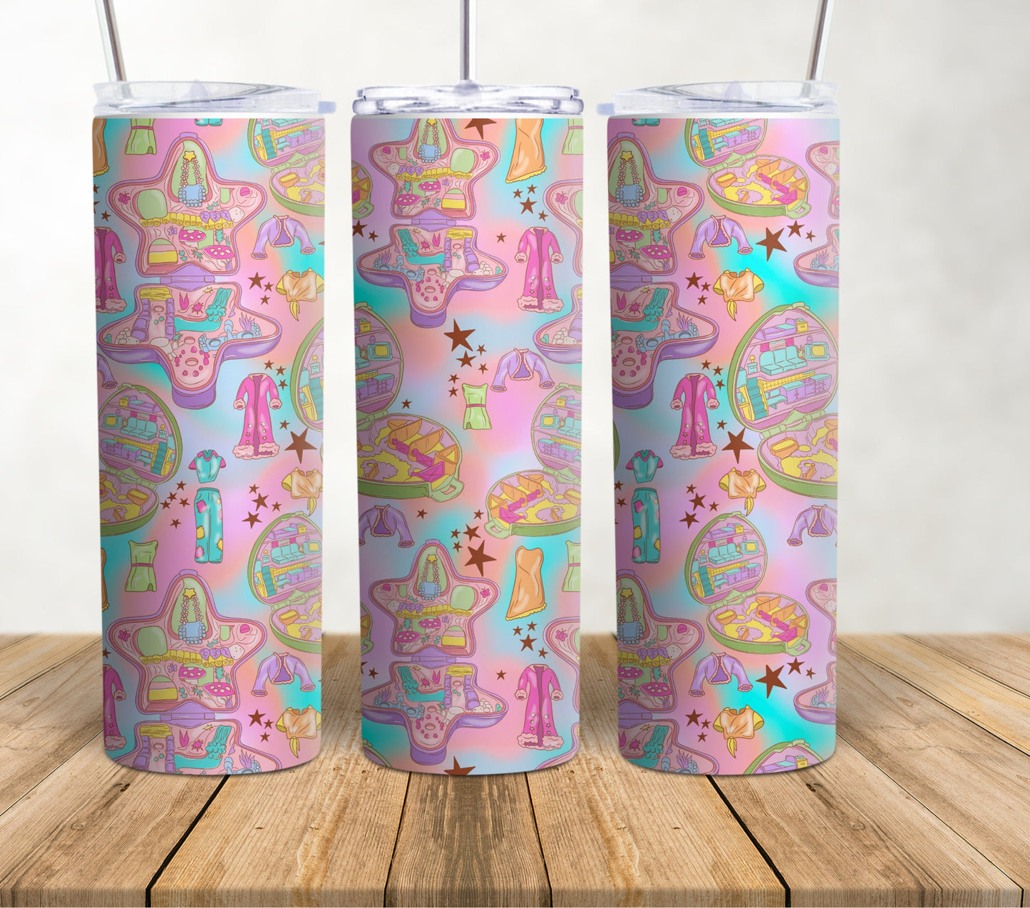 90s PollyPocket 20oz  tumbler