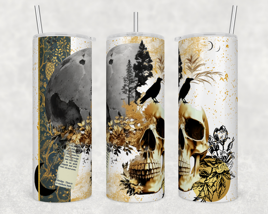 Skeleton 20oz tumbler