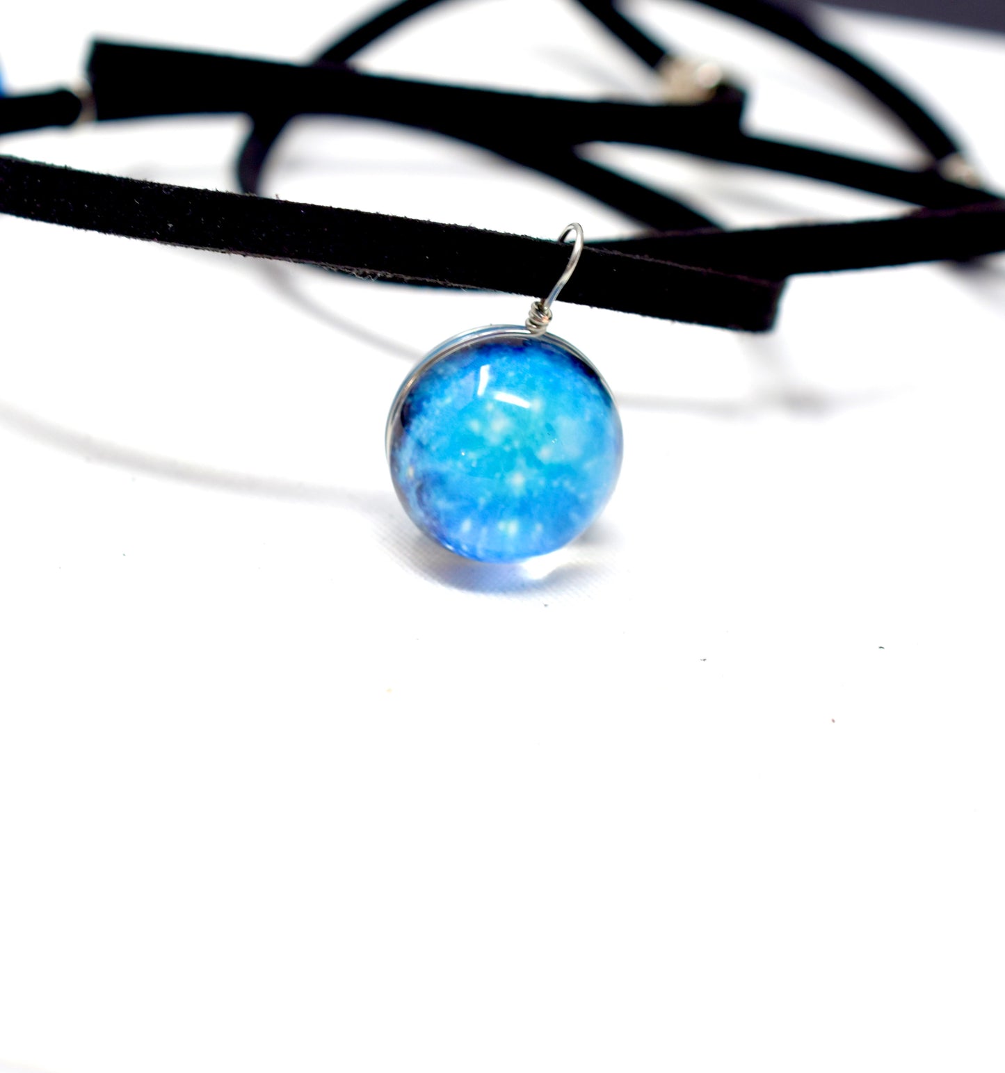 Aquamarine choker