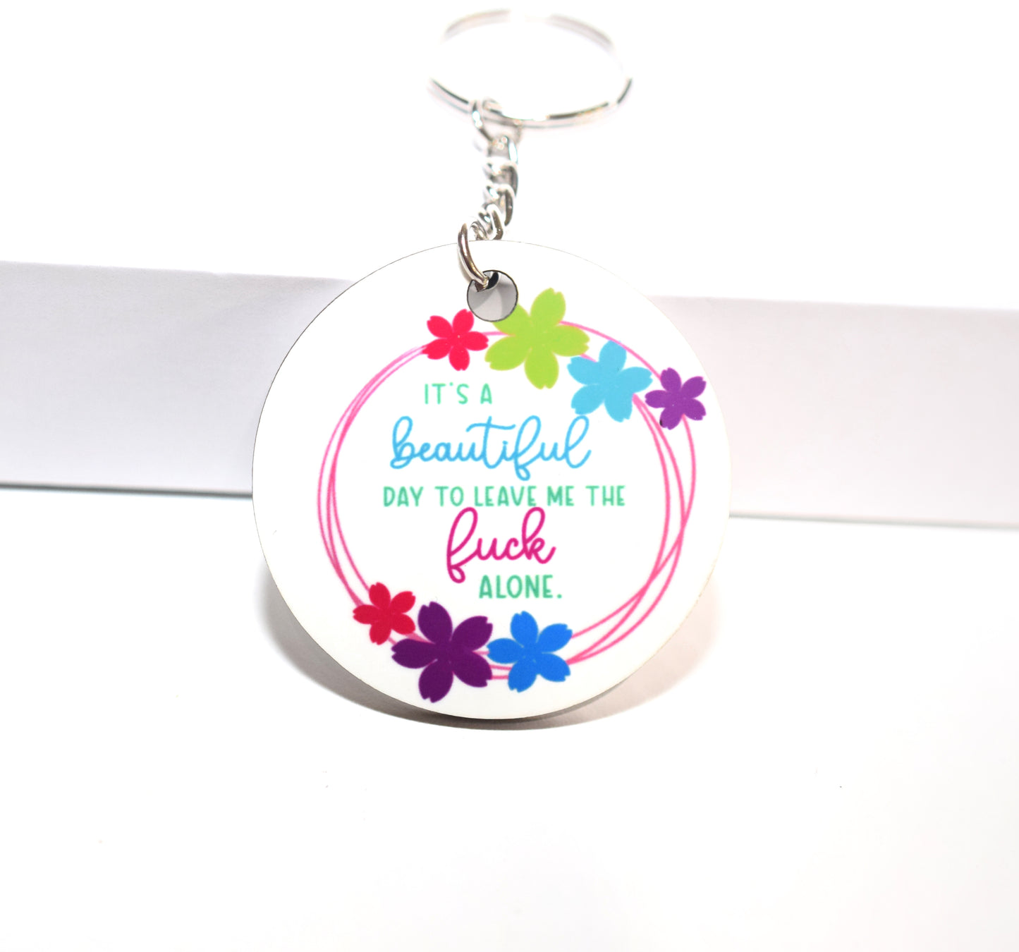 Beautiful day keychain