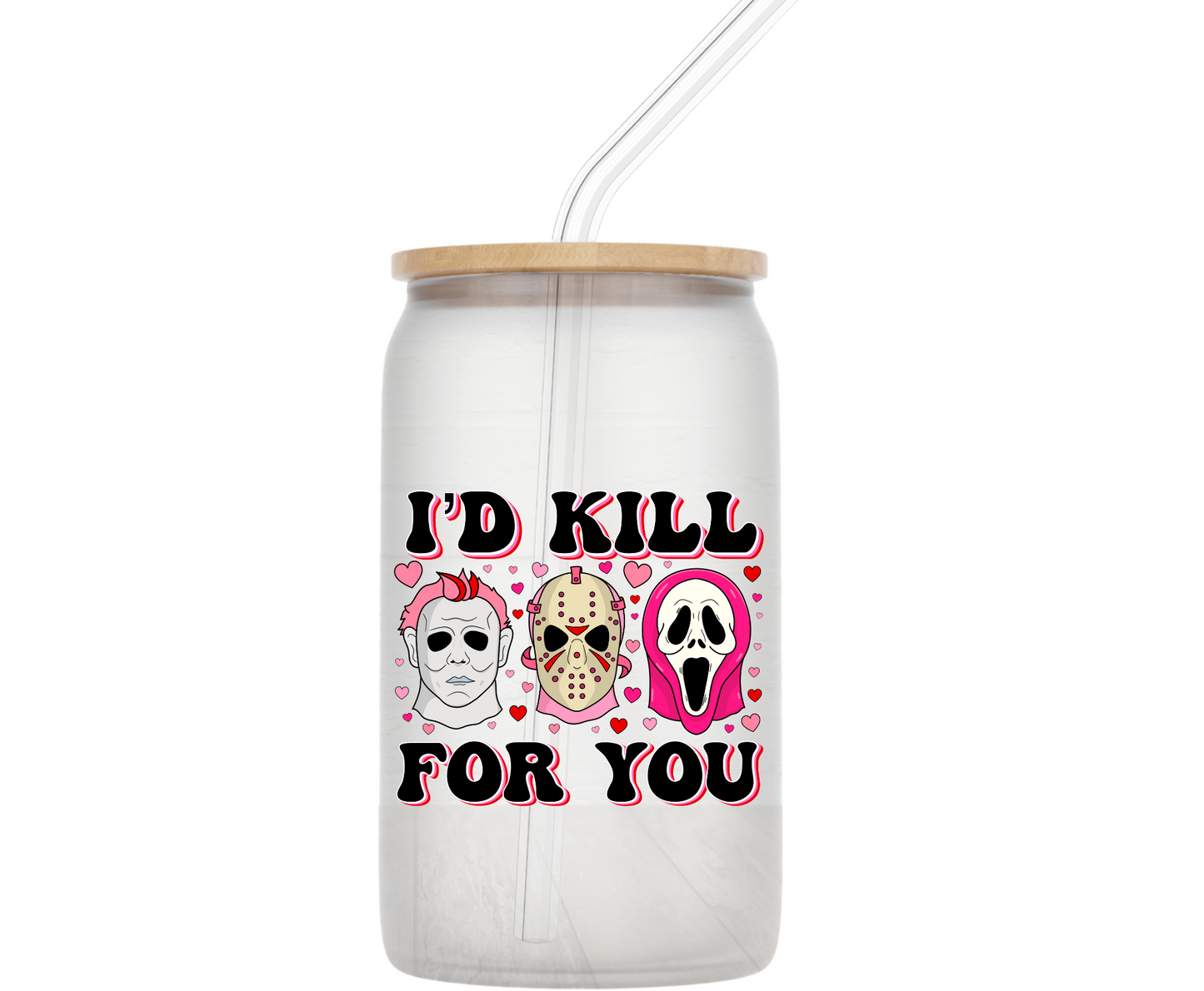 Anti-Valentines Glass Cans (multiple)