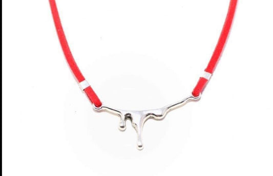 Red drip choker