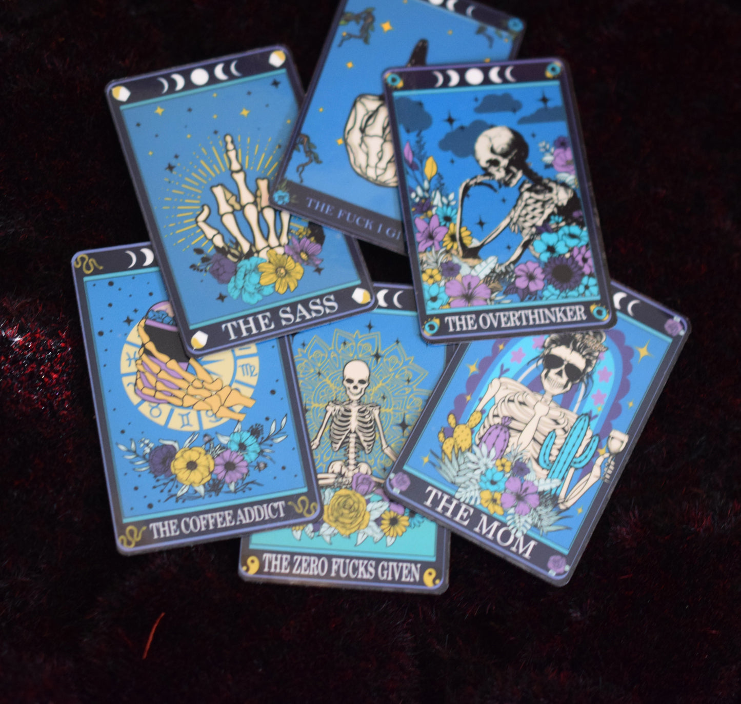 Funny Tarot Card stickers