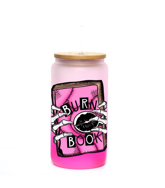 Skelly burn book glass can