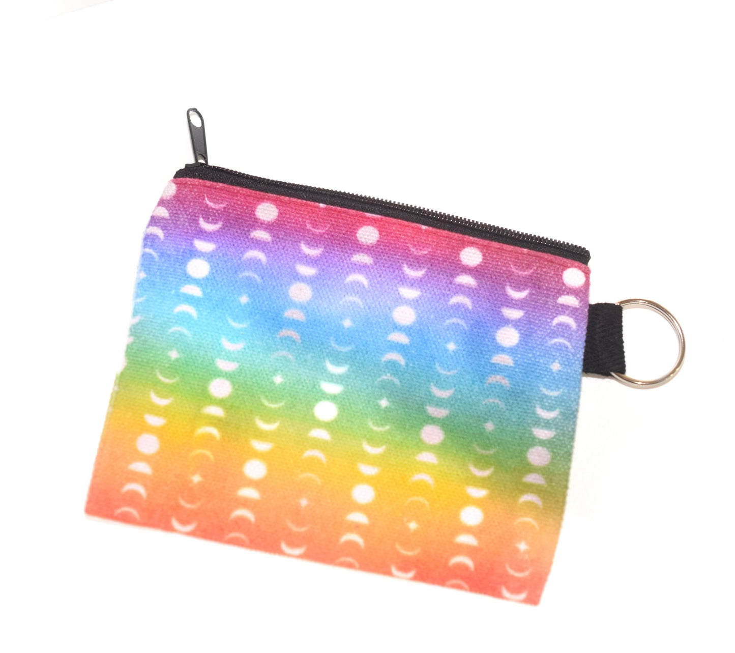 Rainbow moon cosmetic bag