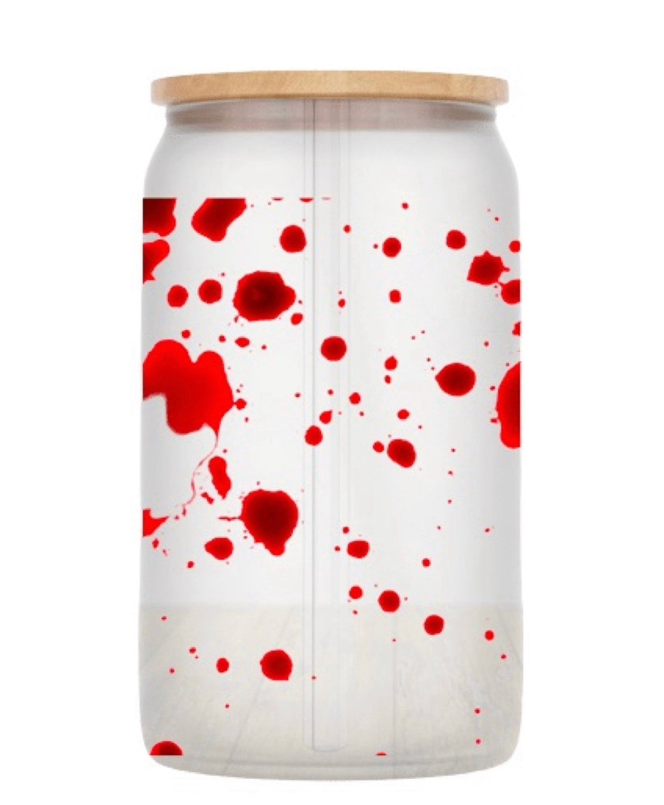 Bloody glass can