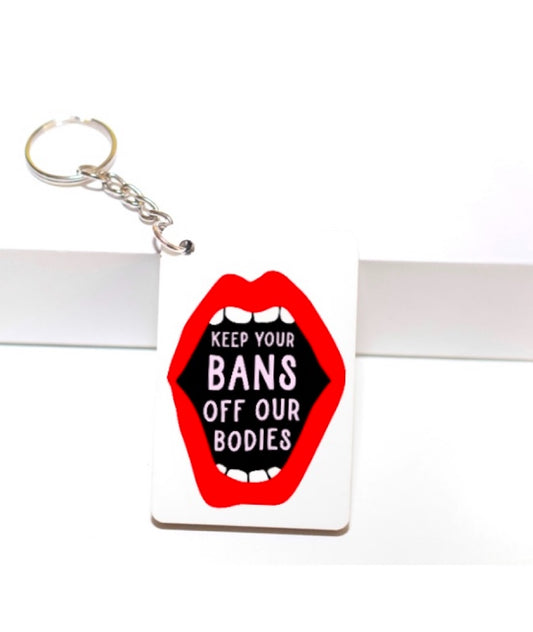 Pro-choice keychains